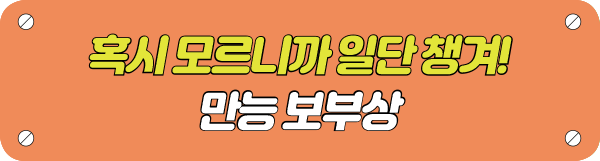 혹시 모르니까 일단 챙겨! 만능 보부상 타이틀