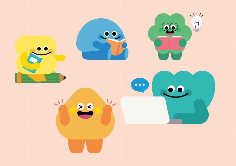 나의 생각은? 일러스트 사진