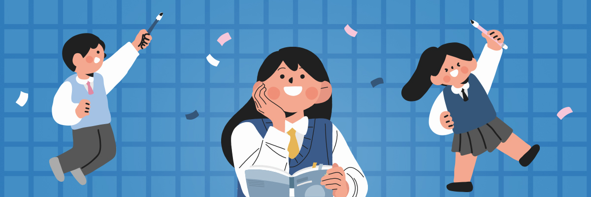 청소년 또래 일러스트