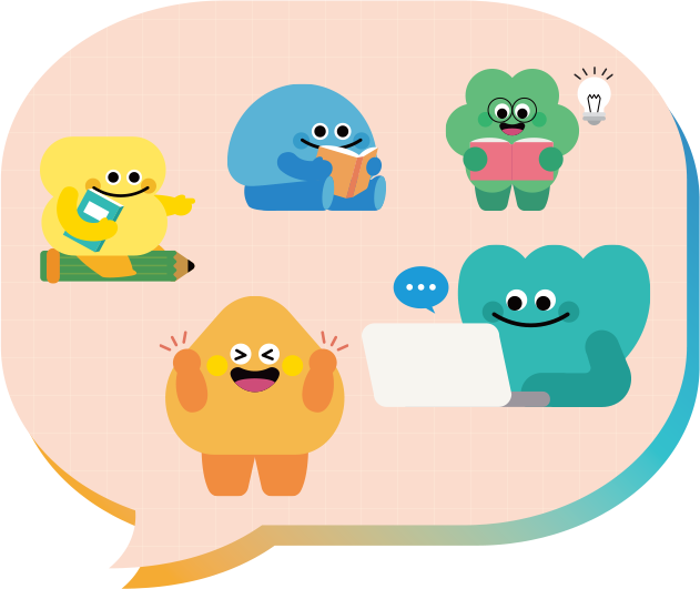 우리들의 이야기 캐릭터 일러스트