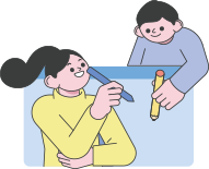 학생들 일러스트